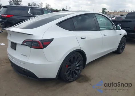 2022 Tesla Model Y Performance Dual Motor All-Wheel Drive из США, поврежденный, VIN 7SAYGDEF2NF362667
